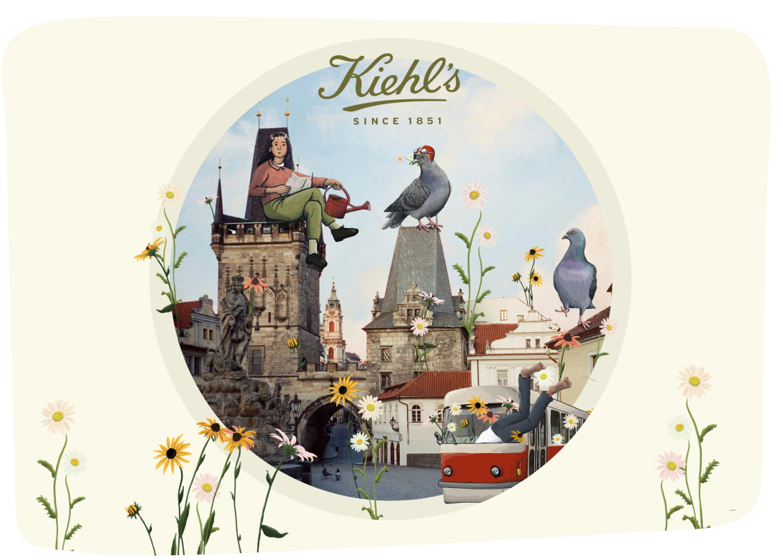 Kiehl's Praha – ilustrace