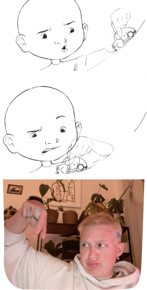 Snímek z procesu